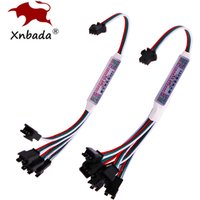 Mini TTL Signal LED Amplifier Repeater for WS2811 WS2812B SK6812 3Pin Addressable RGBIC LED Strip String Module 1 TO 4/8 DC5-24V