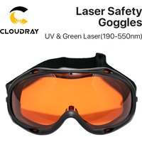 Cloudray 355nm UV Laser Schutzbrille OD6 + 190-550nm Schutzbrille Schild Schutz Brillen für UV Laser Maschine