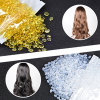 100g Keratin Glue Granule yellow white Hair Extension Tools ITALIAN Keratin Glue For Hair Extensions