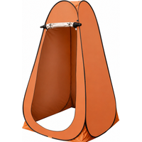 Portable Privacy Tent, Pop-Up Quick Open, Auto-Lock Zipper, Breathable Rain-Resistant, Compact for Camping Shower Toilet