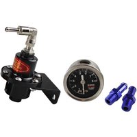 Universal Adjustable SARD Fuel Pressure Regulator With Original Gauge And Instructions Fuel Pressure Regulator