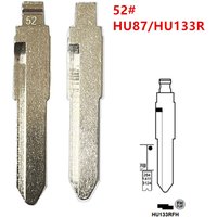 10pcs 52# HU87 HU133R Metal Uncut Blank Flip Remote Key Blade For Suzuki Swift for keydiy KD xhorse VVDI JMD No. 52
