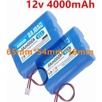 18650 12V 3000mAh 4000mah Rechargeable Lithium Battery Megaphone Speaker Monitors LED lights Protection Board +XH2.54 Plug