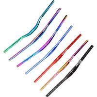 31.8*715/720/780mm Mountain bike handlebar ultra-light aluminum alloy plated color Horizontal Handlebar Swallow-shaped Handlebar