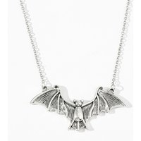 Gothic Bat Necklace - Winged Creature Pendant, Vampire Jewelry Gift for Men & Women, Dark Fantasy Accessories
