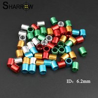 50pcs Stainless Steel Explosion-proof Ring Arrow Collar For OD 7.1mm/7.4mm/7.6mm Arrow Shaft Protecter Ring Collar