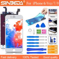 New Domestic Tested LCD For iphone 6 6SP 7 8 LCD Display 3D Touch Digitizer Assembly For iPhone 6S 7 8 Plus LCD Pantalla Replac