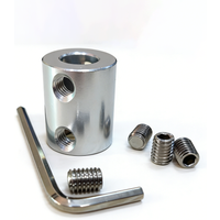 Aluminum Alloy Coupling Reducing Adapter Connector Shaft Sleeve for Motors with Shaft Diameters of 8, 10, 12 and 14 mm