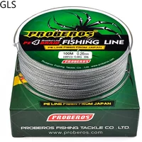 100M 0.1mm-0.6mm Braided Fishing Line 6LB-100LB Japan PE Weave Multifilament Line Fishing Accessories PE Fishing line