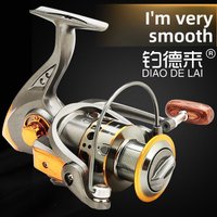 FDDL Full Metal Fishing Reel Spinning Wheel for Sea Fishing Outdoor Camping Travel Gear without Brand Registered Trademark