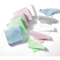 50pcs Silver Polish Cleaner Cloth Handkerchiefs Napkins Wipes for Silverware Jewelry Tool Equipment Making Supplies Handmade