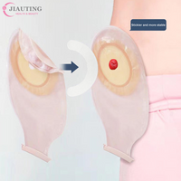 10Pcs Barrier Stoma Ostomy Strips Tape Strip Rings Adhesive Pressure Fixing Colostomy Leak Proof Colostomy Bag Barrier Strip