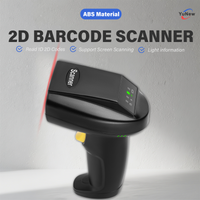 Convenient 2D QR Code Scanner with 2.4G Wireless BT V5.0 Barcode Reader for Mobile Devices for Supermarket, logistic, store