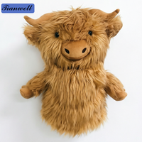 Tianwell Golf Driver headcover OX hairy texture Animal Personalized Style Wear Resistant Protective Easy Fit Golf Supplies