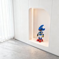 330pcs MOC Metal Sonic The Hedgehog Model Building Blocks Toy Christmas Gifts Construction Assemble DIY Idea Creative Education