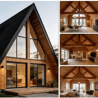 Modern Customized Triangle Cabin Light Steel Pointed-Roof Prefabricated House For Home Guesthouse Office