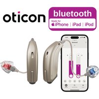 Oticon Jet 1 Jet 2 miniRITE hearing aid Use 312 batteries Bluetooth 48 channels suitable for the elderly small invisible