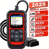 2025 New Model, Supports 8 Languages, Professional Obd2 Car Diagnostic Tool, Direct Sales from the Manufacturer, V119 Professional Code Reader and Scan Tool, Clears Fault Codes, Real-Time Data Stream,