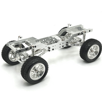 Suitable for MN168 RC Car Upgrade Front and Rear Door Bridge Metal Chassis, MN Model 1/12 Assembly Frame Finished