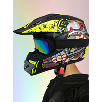 AliExpress NONE Unisex Mountain Bike Motocross Helmet Off-Road Racing Cycling Motorcycle Helmet Protective Gear for Men And Women