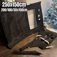 Tissu en suède pour revêtement de toit de voiture, 250x150cm max, matériau de remplacement pour toit intérieur de voiture et rembourrage de toit domestique