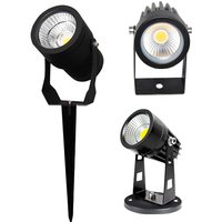 3W 5W 10W 15W 20W Zewnętrzna lampa ogrodowa LED COB na trawnik Światło LED Ścieżka Krajobraz Wodoodporne IP65 Żarówki punktowe AC110V 220V DC12V