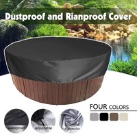 Runde Badewannenabdeckung für den Außenbereich, Anti-UV, Spa, Whirlpool, Staubschutz, faltbar, Sonnenschutz, staubdicht, wasserdicht, Abdeckungen, Sch
