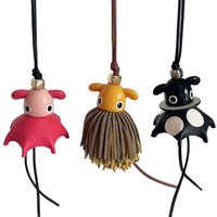 Leather Cute Elf Charm For Women's Bags Fashion High-end Durable Exquisite Workmanship Bag Decoration Bag Accessories