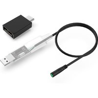 OTG-USB-USB-Programmierkabel für Bafang Mid Drive Kit BBS01 BBS02B BBSHD zur Änderung der PAS-Geschwindigkeitsparameter 43,3 Zoll Länge