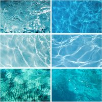 Blue Water Ripple Banner Backdrop Custom Ocean Theme Adult Kid Room Birthday Photography Poster Decoration Photo Wall Background
