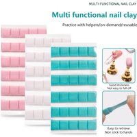 ⭐ 30/96 Pcs Reusable Clay Putty For Displaying Nails Adhesive Glue Clay Professional Nails Art Practice Tools