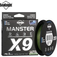 SeaKnight Brand X9 Fishing Line 500M 300M 150M Thin Strong Seawater-proof UV-proof Si+Coating 9 Weaves Super Smooth PE Line