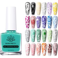 BORN PRETTY Nail Printing Stamping Polish 10ml For Stamping Plates Nail Art Printing Varnish For Stamping Plate All Season