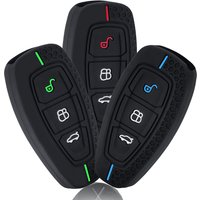 Nice Style 3 Button Car Key Case For Ford ST Grand C Max Focus Mondeo Kuga Fiesta Ecosport Transit Kuga Silicone Remote Key Case