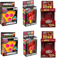 Schylling Nee Doh Nice Cube Squishy Fidget Toy, Stress Relief Anti-Anxiety Squeeze Cube, Perfect for Students & Office Workers