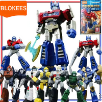 New BLOKEES Transformers One Blocks GALAXY VERSION 5 Small Particles Optimus Prime Sentinel Prime Movable Assembly Toys Gift