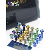 AliExpress RTAMO Gr5 Titanium Bolts M5x10/12/14/16/18/20/25 Motorcycle Modification Brake Disk Screws Bicycle Parts (1piece)