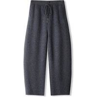 Popular Men's Cashmere Machete Pants Autumn Winter Loose Casule Pants 100% Merino Wool Knitted Trousers Thick Soft Warm Pants