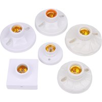 Innovative And Practical E27 Lamp Holder High-temperature Resistant Bulb Holder Ceramic Lamp Bulb Socket Lamp Base