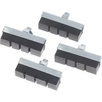 AliExpress NONE 4PCS 4cm Vintage V-Brake Pads Classic Caliper Brake Blocks for Retro Bicycle Braking Shoes Holder