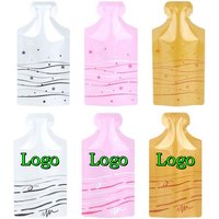 500PCS Open Top Aluminum Foil Heat Sealing Bottle Bag DIY Logo Print Beaf Candy Drip Coffee Spice Tea Beverage Packaging Pouches