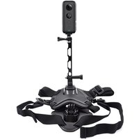Panoramic sports camera pet chest straps back fix bracket dog body wear mount with selfie stick Extension rod suit for 360ONEX X