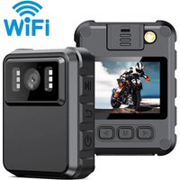 4K HD Mini Camera Night Vision Hotspot WiFi Camera DVR Video Recorder Security Cam Wearable Camcorder Outdoor Law Enforcement