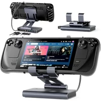 Docking Station for Steam Deck/ROG Ally X/Legion Go/MSI Claw,6-in-1 Adjustable Stand with HDMI 4K@60Hz 3*USB-A 3.0 Ethernet