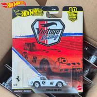 Hot Wheels Premium Series Car Culture FPY86 VR Vintage Racing Ferrari 250 GTO Porsche 917K Jaguar XJS Die-Cast Car Models Toy
