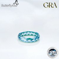 Butterflykiss 100% Moissanite Diamond Ring Proposal Engagement Wedding Anniversary Gift Luxury High Quality Rare Jewelry Gifts