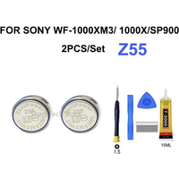 Original New ZeniPower Battery Z55 replacement CP1254 3.7V For Sony WF-1000XM3 WI-SP600NWF-1000X Bluetooth Headset 2pcs