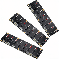3-piece set Black N3 Backplane JONSBO Chassis Accessories SATA Connector 8 Hard Disk Interface Circuit Board