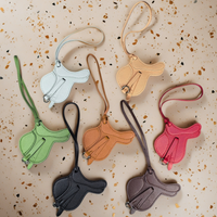 Luxury Equestrian Saddle & Pony Bag Charm Keychain – Artisan Hand-Stitched Faux Leather, , Reinforced Pony Design, Premium Gift