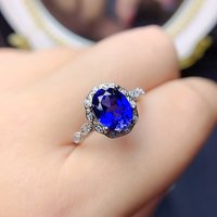 For women design engagement simple atmosphere sterling silver 925 sapphire ring jewelry free shipping gem original boutique